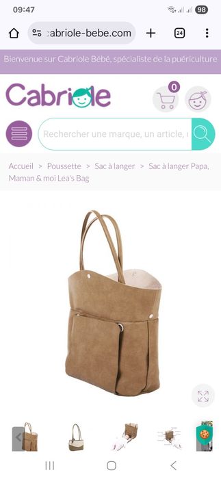 Torebka Nowa !z przewijakiem  leas Bag