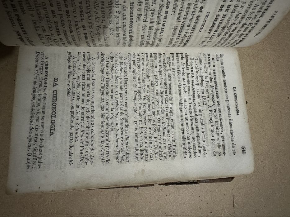 Livro antigo manual enciclopedico