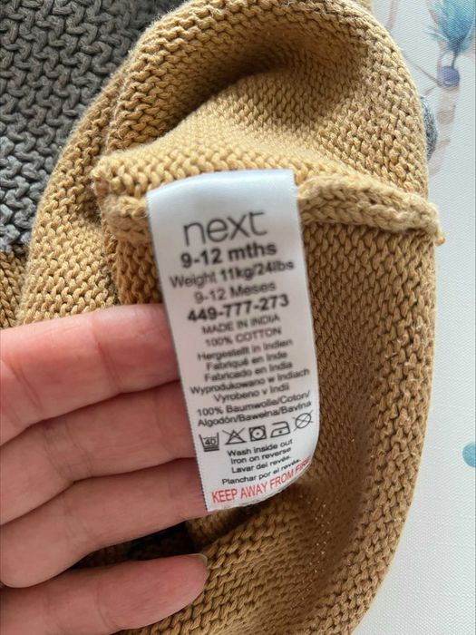 Sweterek Next Unisex bawełna 74-80r.