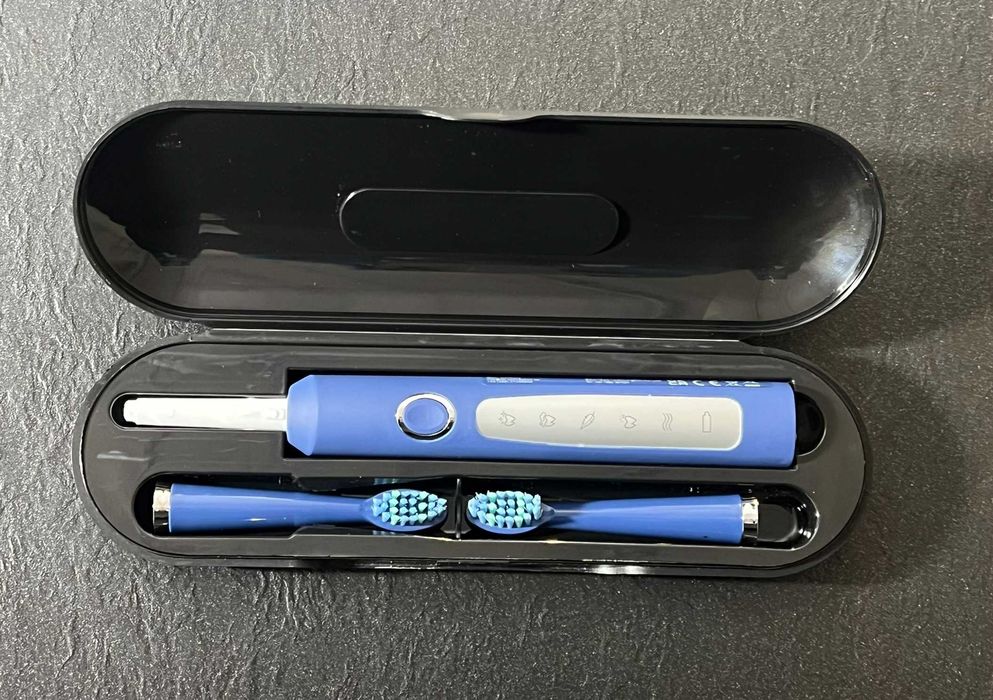 Elektryczna szczoteczka do zębów Coulax Sonic 8 głowic etui 5 trybów