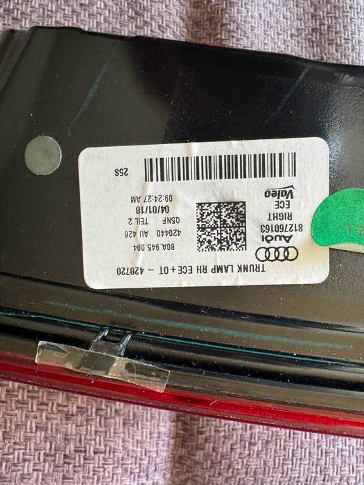 Ліхтар задній правий оригінал Європа новий Audi Q5 FY 2017-2020