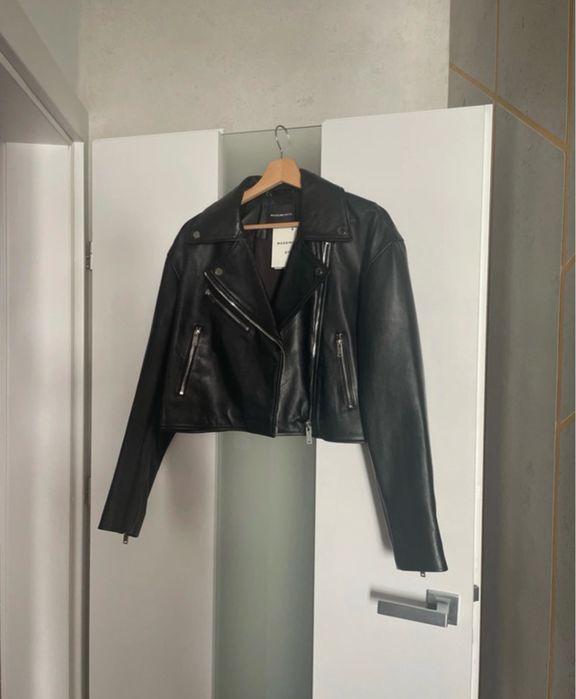 Kurtka skórzana Massimo Dutti Studio 38 M