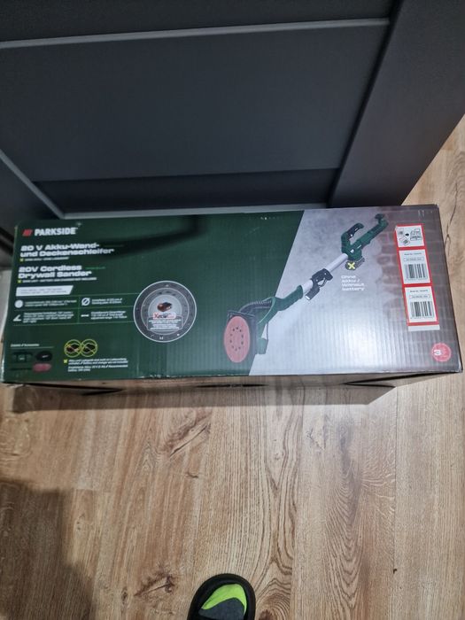 Szlifierka do ścian i sufitu Parkside