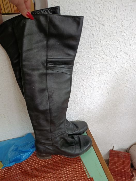 Натуральні кожані ботфрди