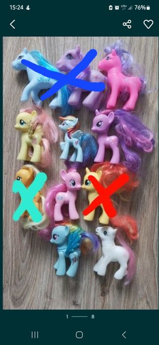 Koniki Pony/ graja i świecą