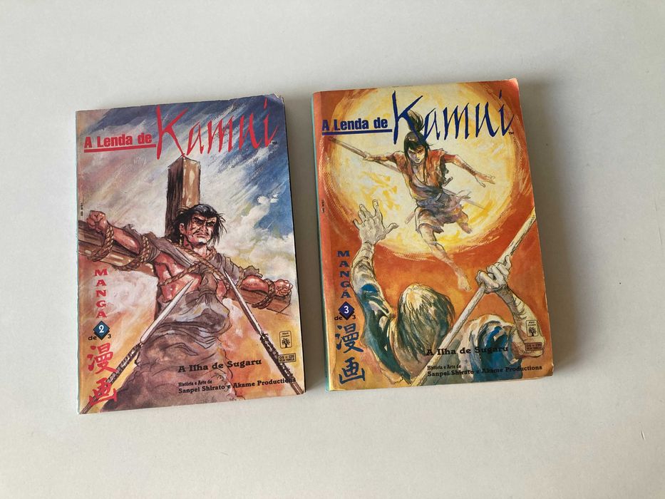 A Lenda de Kamui Vol. 2 e 3 -  A Ilha de Sugaru (1993) HQ Mangá PT/Br