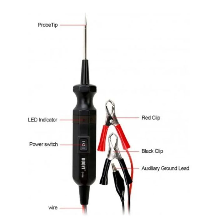 Tester componentes eletrónicos - 12v 24v