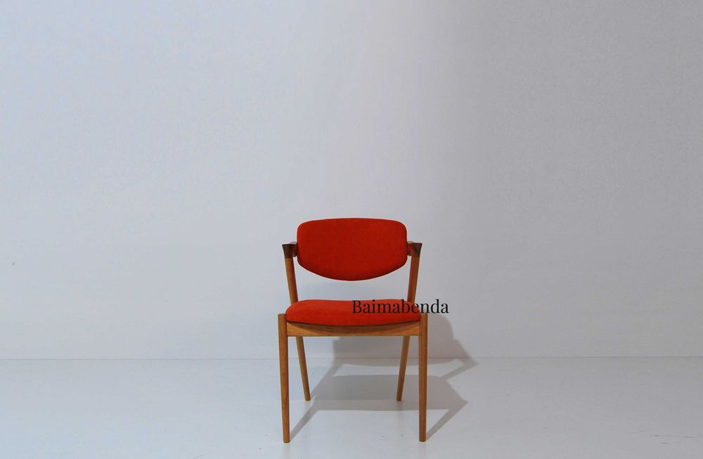 Conjunto de 6 cadeiras Kai Kristiansen mod. 42 Estilo nórdico Vintage