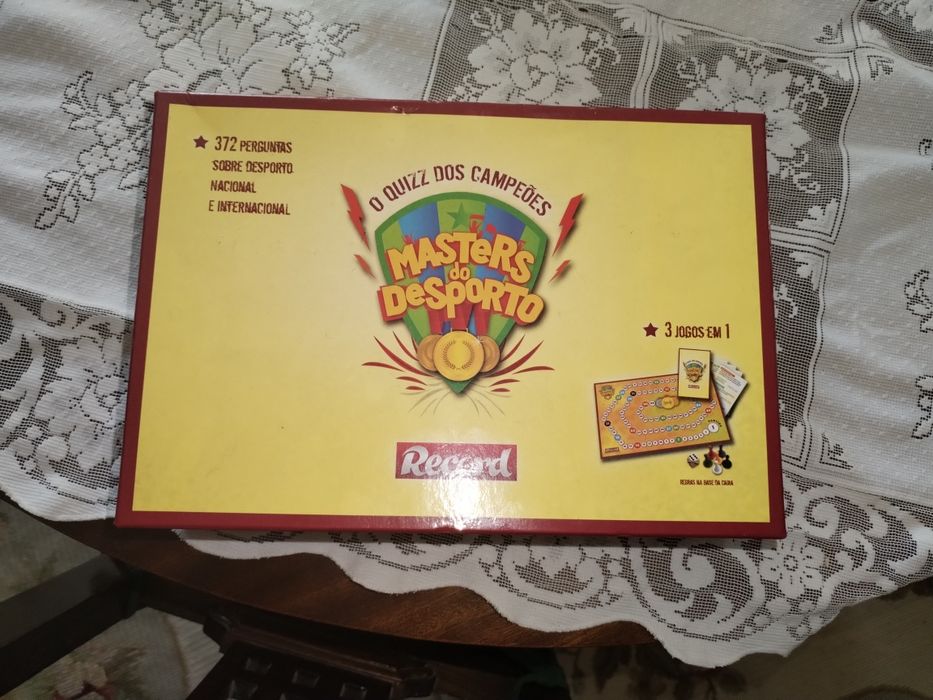 Jogo de tabuleiro Masters do Desporto (Record)