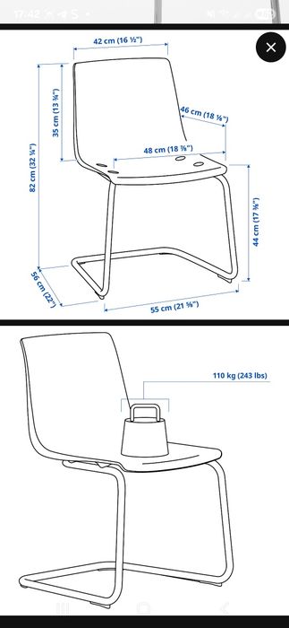 Cadeira tobias ikea