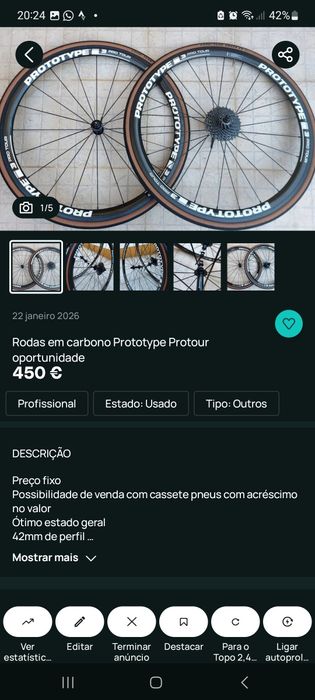 Acessórios para bicicletas oportunidades