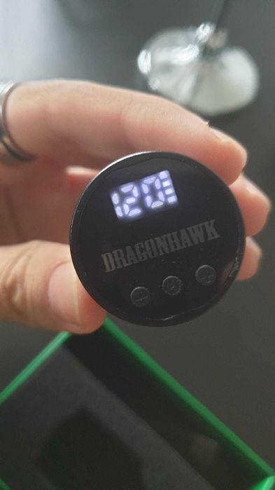 Bateria portátil Dragonhawk máquina tatuar