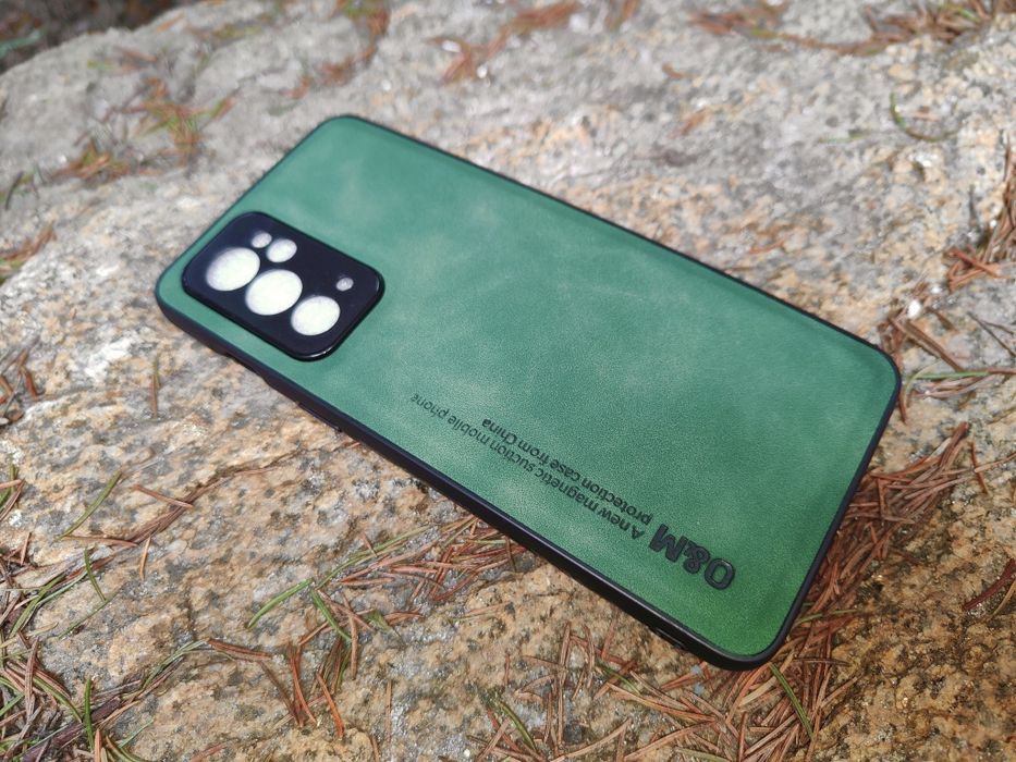 Чохол для телефону OnePlus 9rt(зеленого кольору)з магнітом,новий .Чехол.