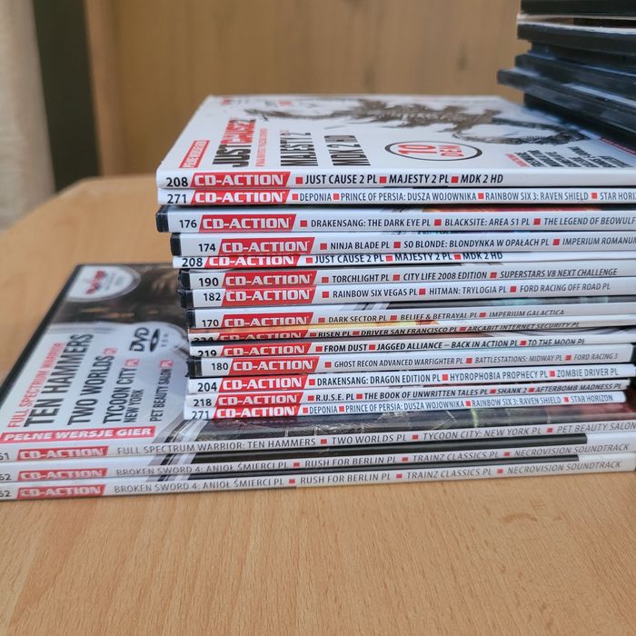 44 płyty CD-Action gry komputerowe PC Windows