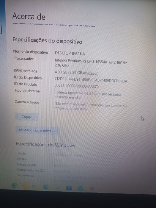 Portátil 15,6" Toshiba satellite C50-B-16U