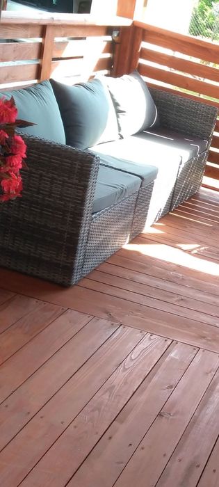 Sofa 3 osobowa z rattanu