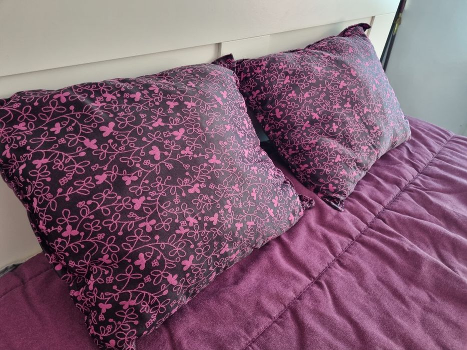 Colcha casal e almofadas