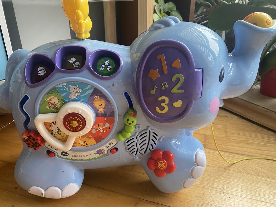 Słoń zabawka …….