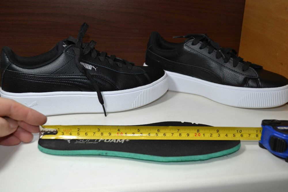 puma vikky stacked l 40р кроссовки сникерсы кожаные оригинал