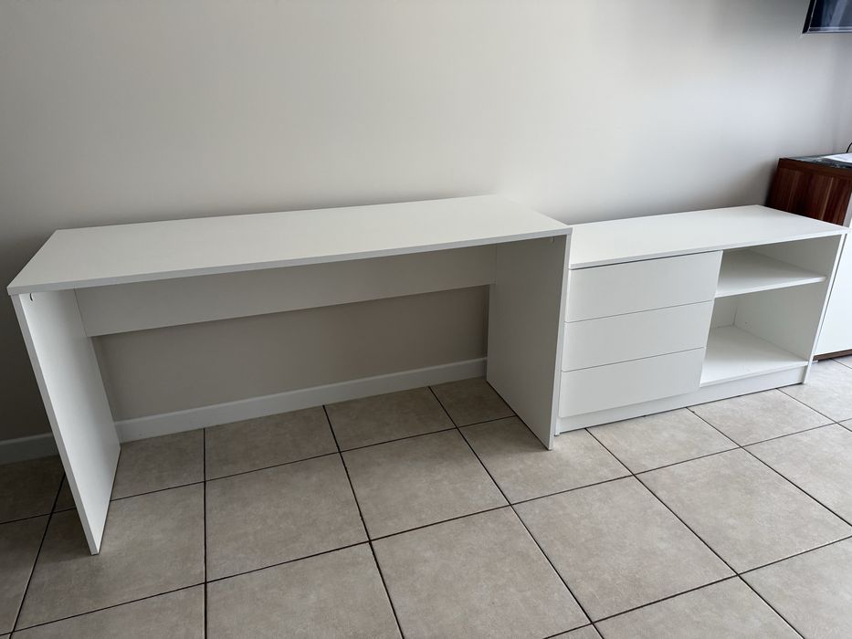 Biurko (biurko + szafka) bardzo dobry stan!