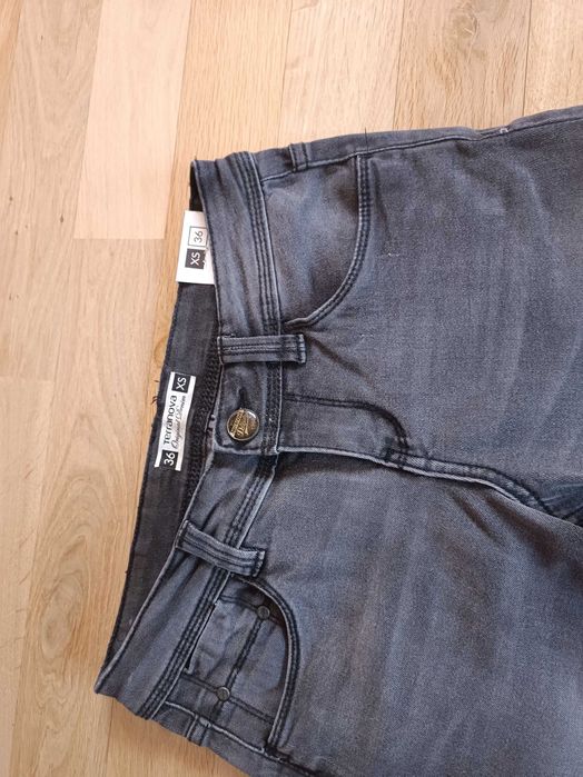 Spodnie jeansy szare
