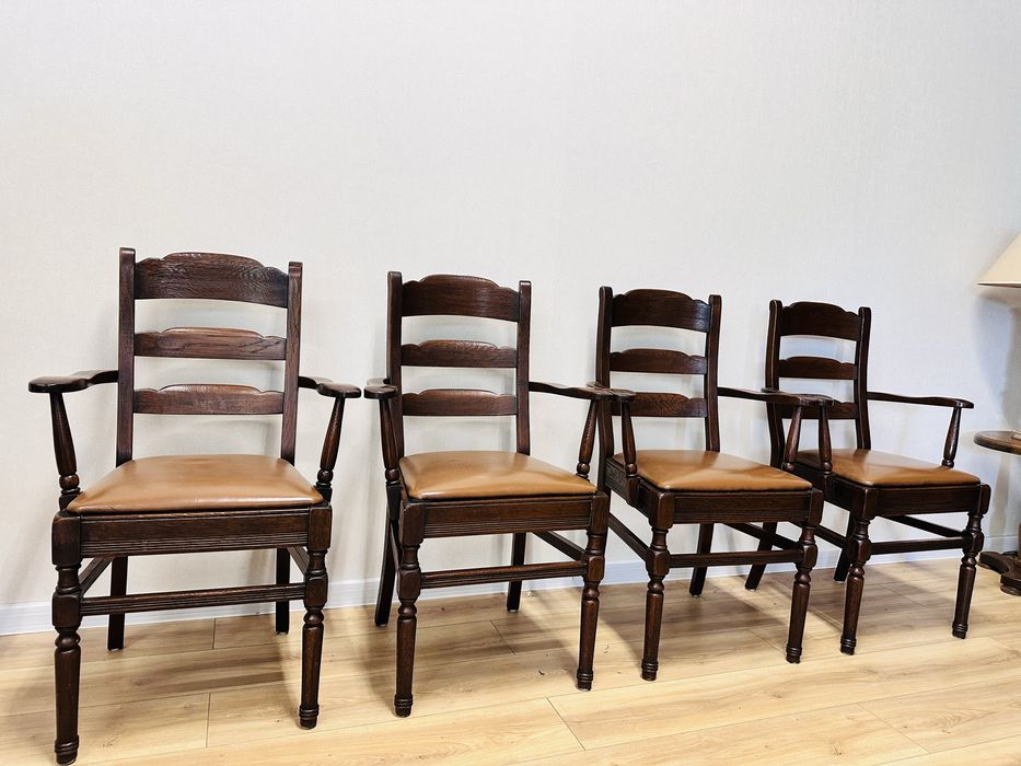 Holenderskie, 4 fotele dębowe :)