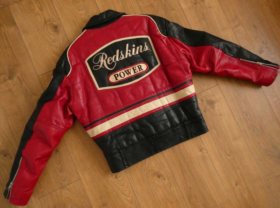 Kurtka skórzana męska REDSKINS racer PILOTKA skóra  M/L