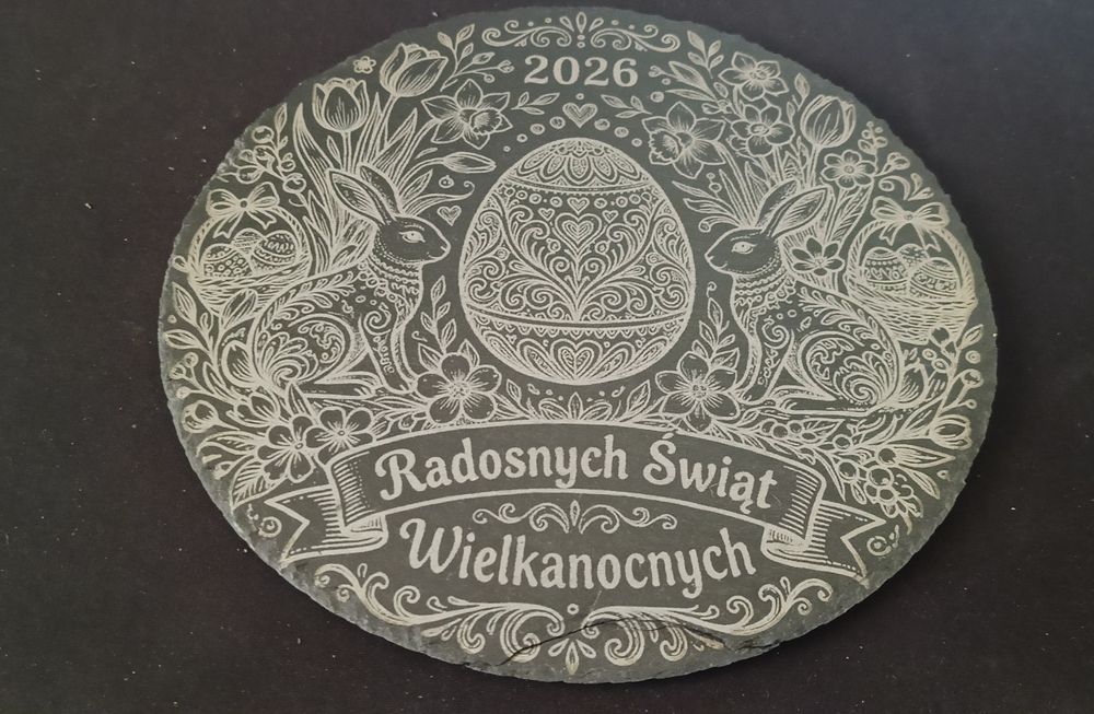 Ozdoby świąteczne Grawer laserowy łupek