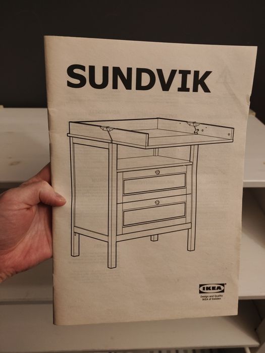 REZERWACJA! Komoda z przewijakiem Sundvik