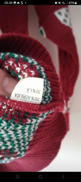 Camisola de malha nova estilo harry potter
