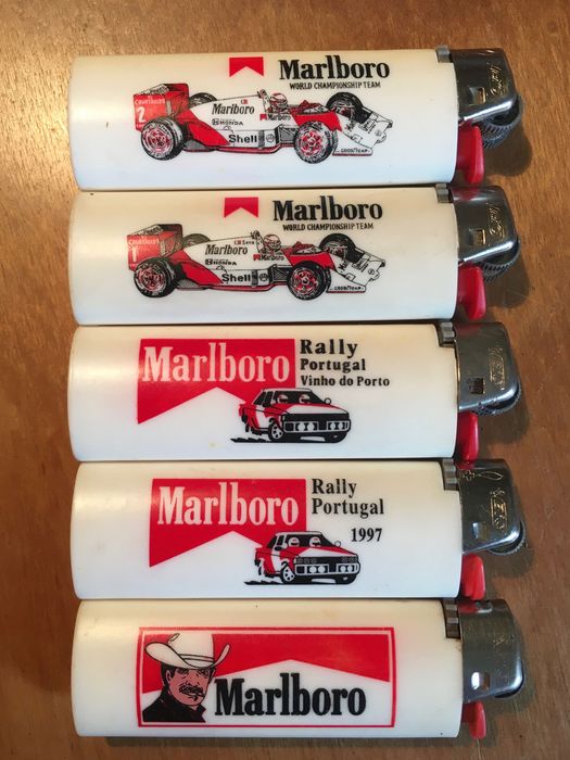 BIC 5 isqueiros -Sena-A.Prost-rally Portugal V.Porto-rally P. 1997