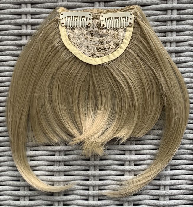 Premium Ultra włosy doczepiane, naturalny blond, grzywka, 56.