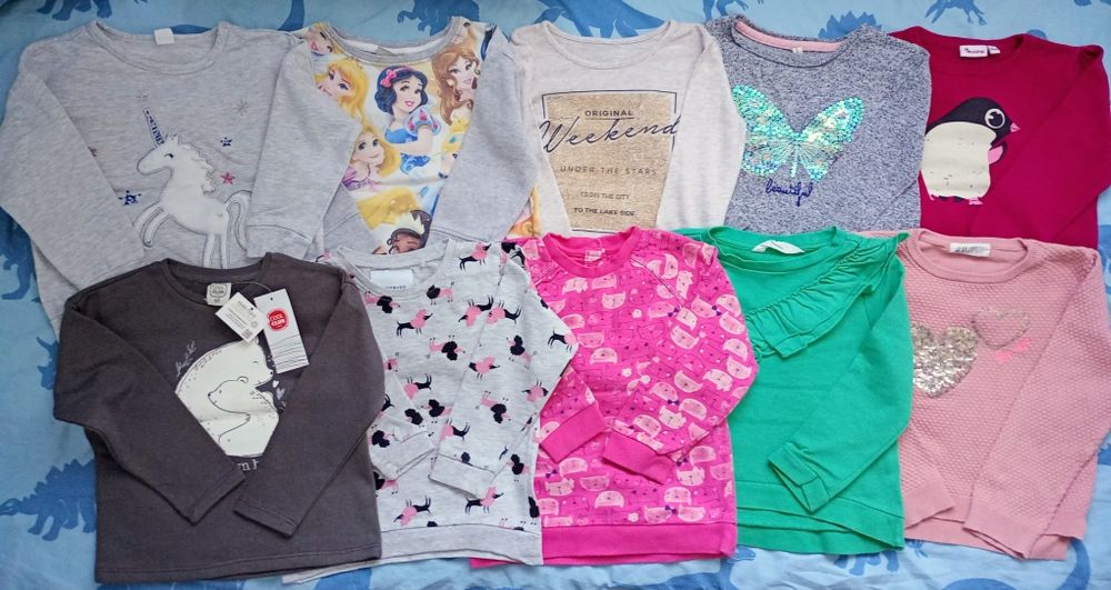 Ogromna paka ubrań r. 98-104