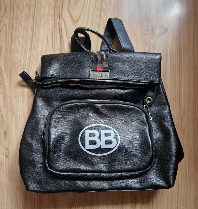 Plecak damski ekoskóra czarny