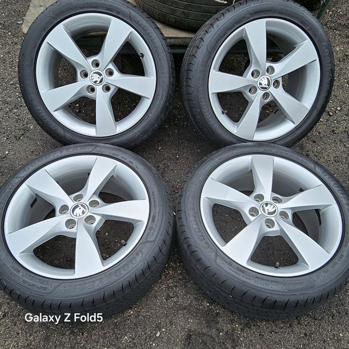 Alufelgi 16 Skoda Rapid Fabia III 5x100 ET46 Oryginalne 7jx16"