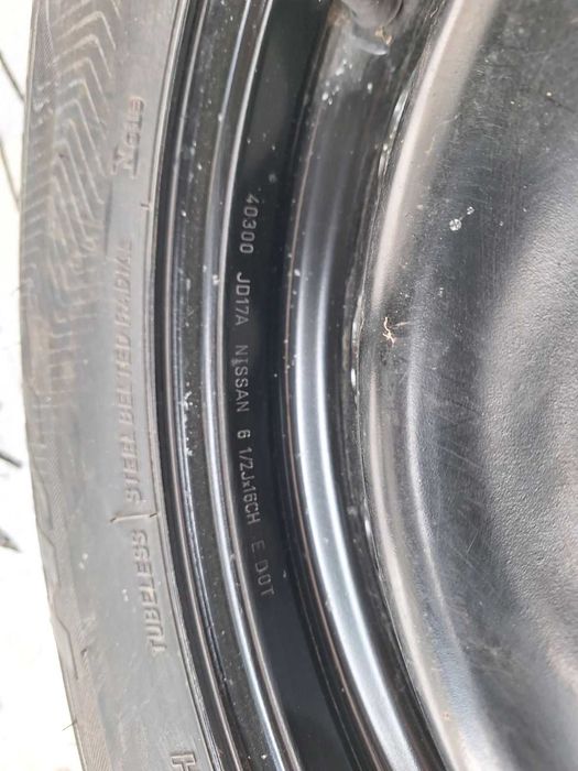 Запаска Nissan X-Trail T30 R16 5x114.3 215/65 r16 Bridgestone.