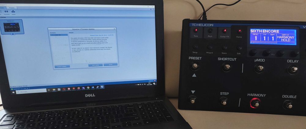 TC Helicon VoiceLive 2, Nowe oprogramowannie 1.5.11B156 Instrukcja PL