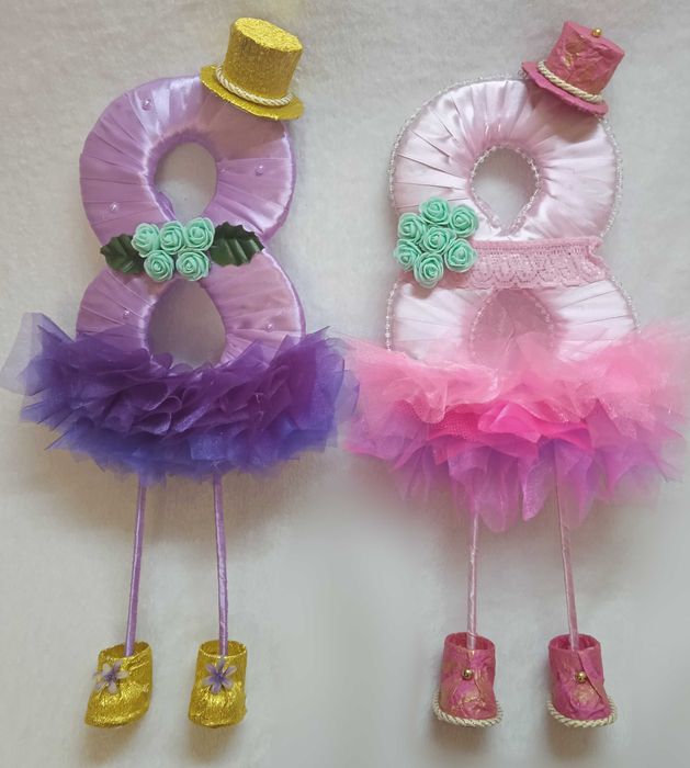 Декоративна вісімка до 8 Березня