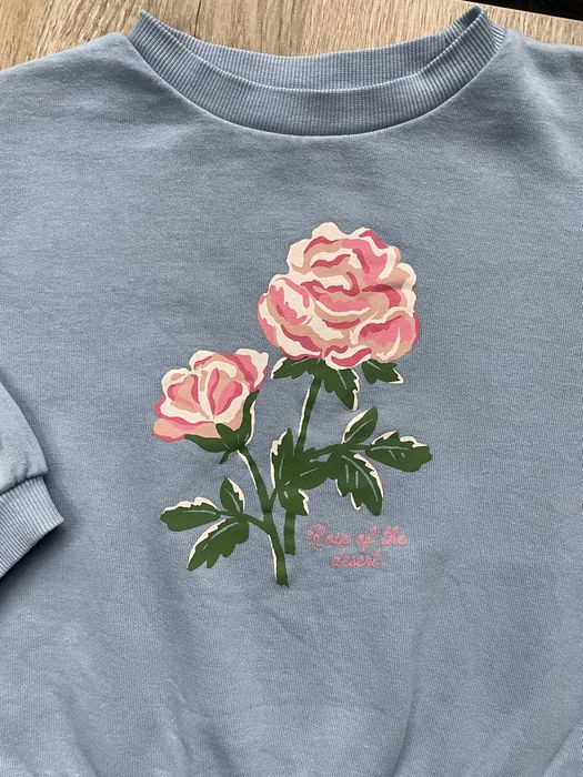 Світшот кофта на флісі 98 104 H&M худі зіпка лонг лонгстів реглан