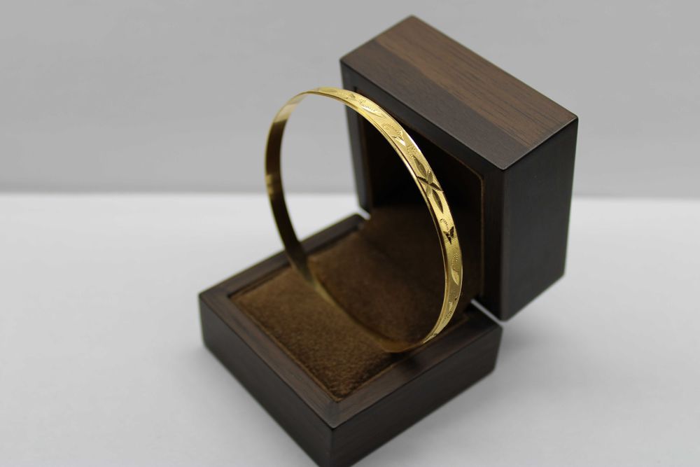 Złota bransoleta p750 / waga: 10,37g / szerokość: 7cm