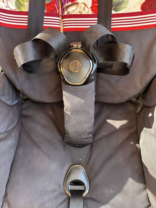 Cybex Priam 4.0 Spring Blossom Light Rose Gold spacerówka stan idealny