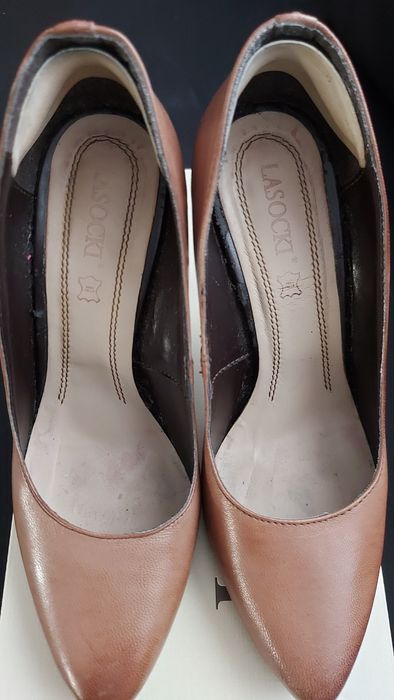 Czółenka skórzane rozmiar 35