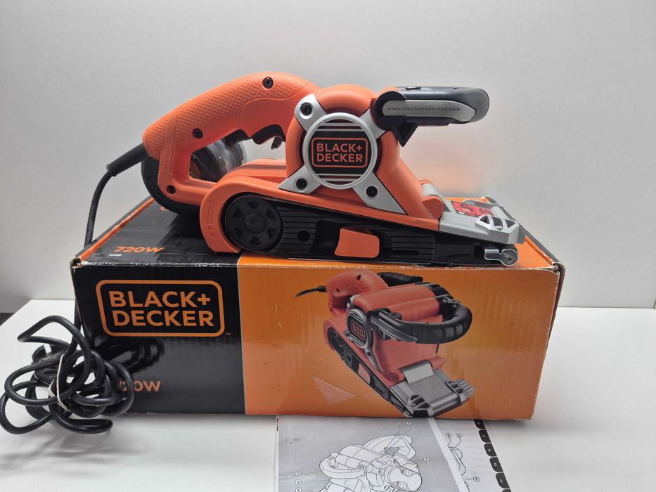 Szlifierka taśmowa Black&Decker KA88 720W; Komis Jasło Igielna