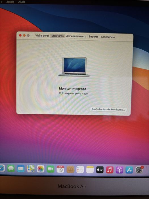 Macbook Air 13 polegadas 250gb