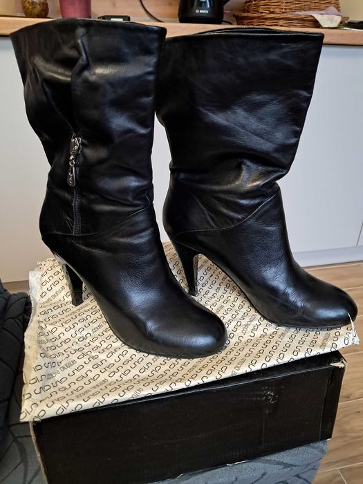 Кожаные Ботильйоны Италия,размер 39