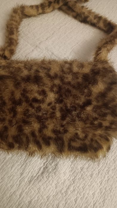 Bolsa efeito leopardo