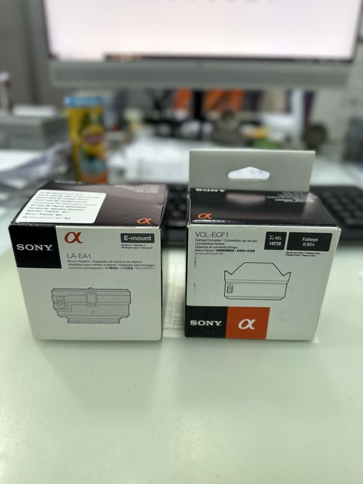 Objetivas SONY La-ea 1 e vcl-ecf 1