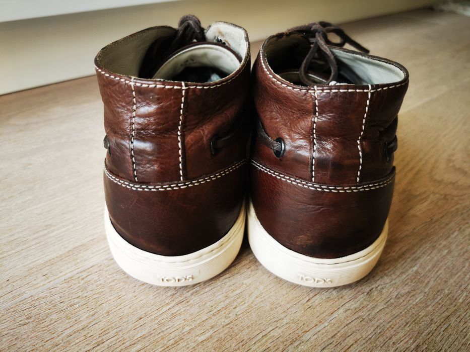 Buty męskie Tod's wiązane skóra licowa r. 45 włoskie Moliera 2