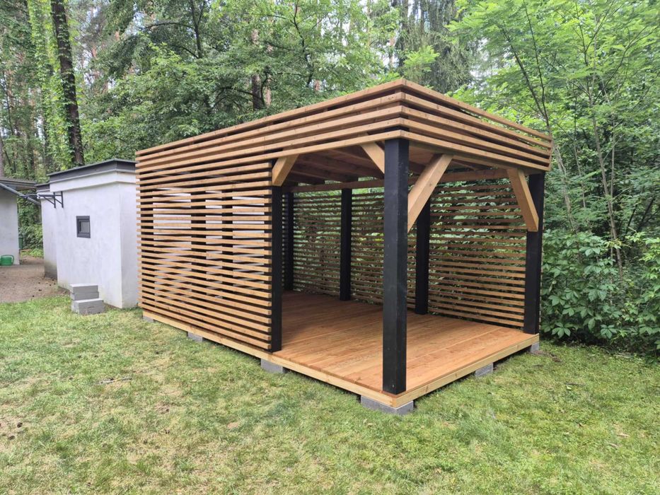 • • • • Altana ogrodowa • • • • NOEMI II 3x4 m producent DREWNOTRIK