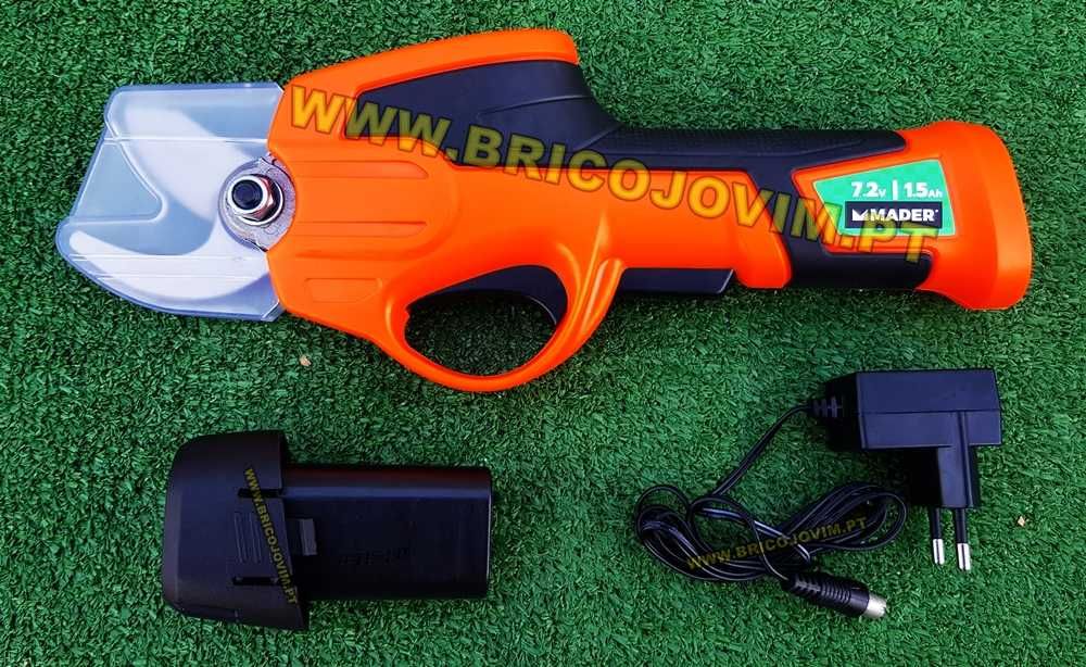 Tesoura de Poda Elétrica - BATERIA DE 1.5Ah / 7.2V - 900Gramas - NOVAS